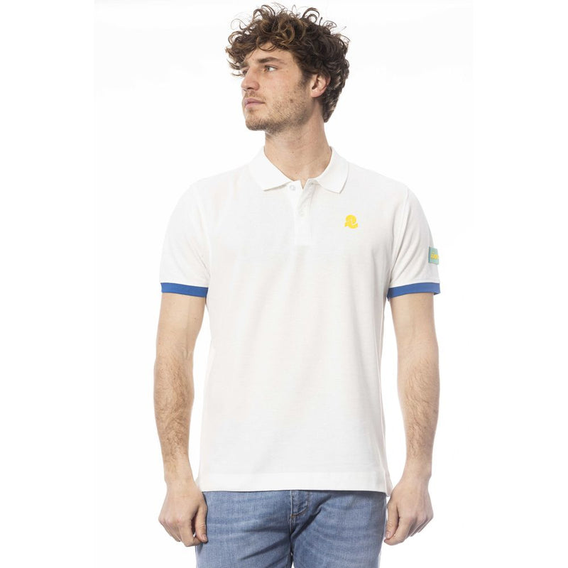 Invicta wit katoenen heren polo shirt