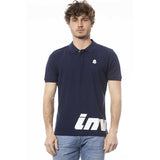 Polo homme en coton bleu Invicta