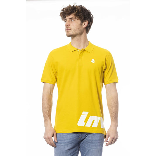 Polo homme en coton jaune Invicta