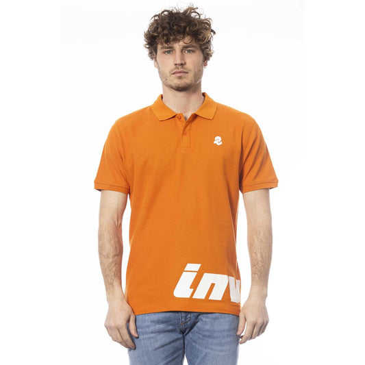 Polo homme en coton orange Invicta