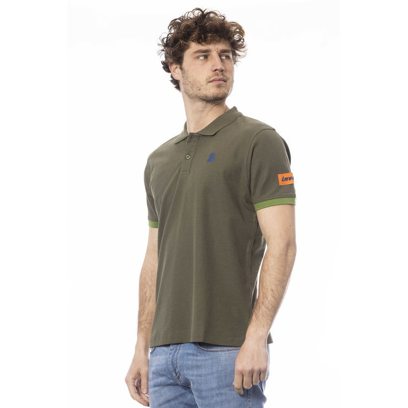 Invicta Groene Katoenen Polo Shirt voor Heren