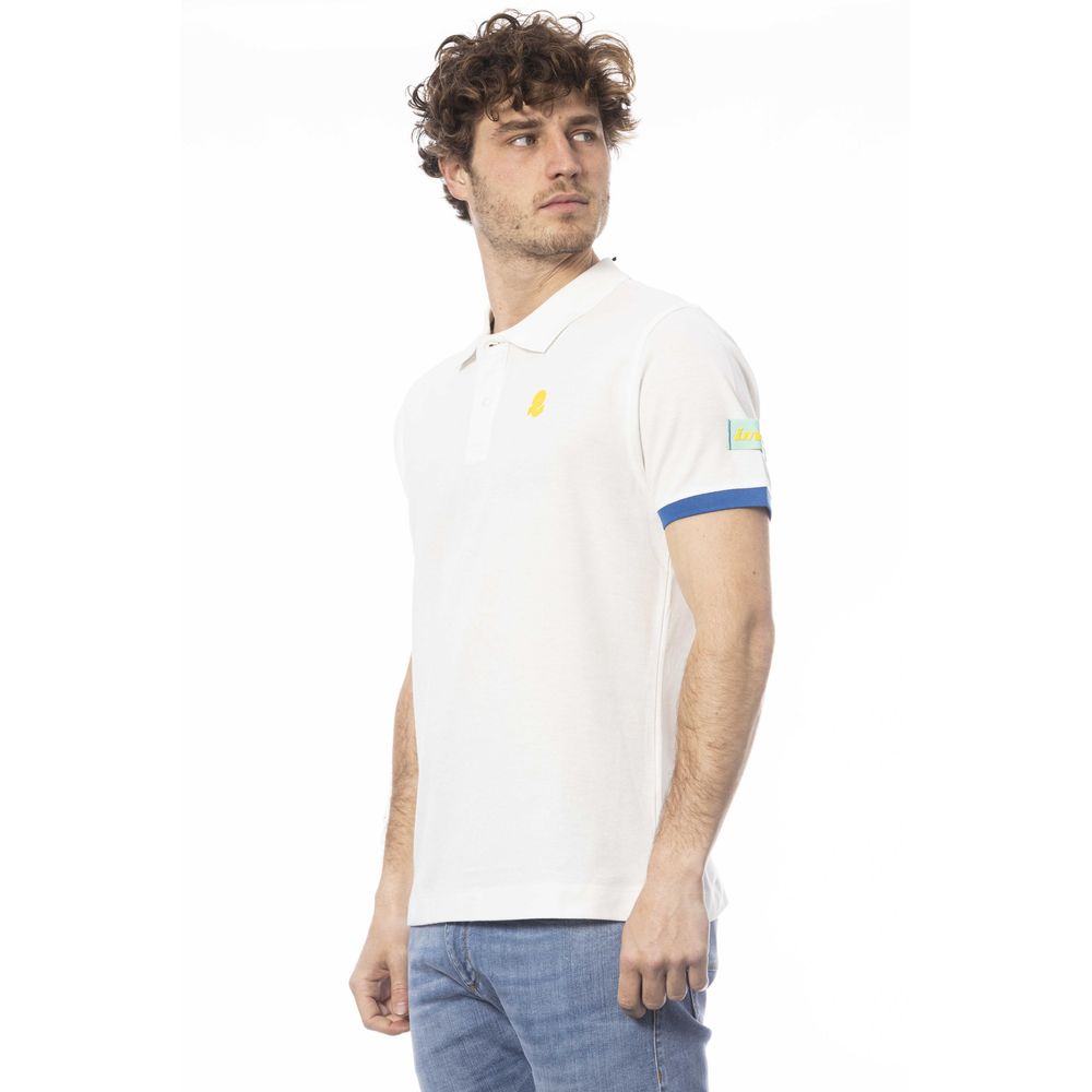 Polo homme en coton blanc Invicta