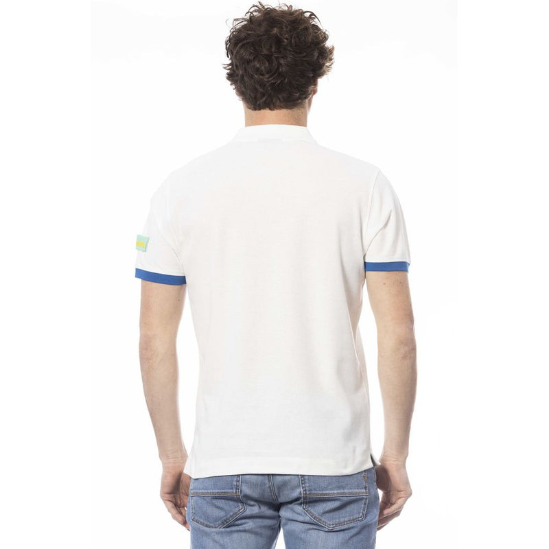 Invicta wit katoenen heren polo shirt