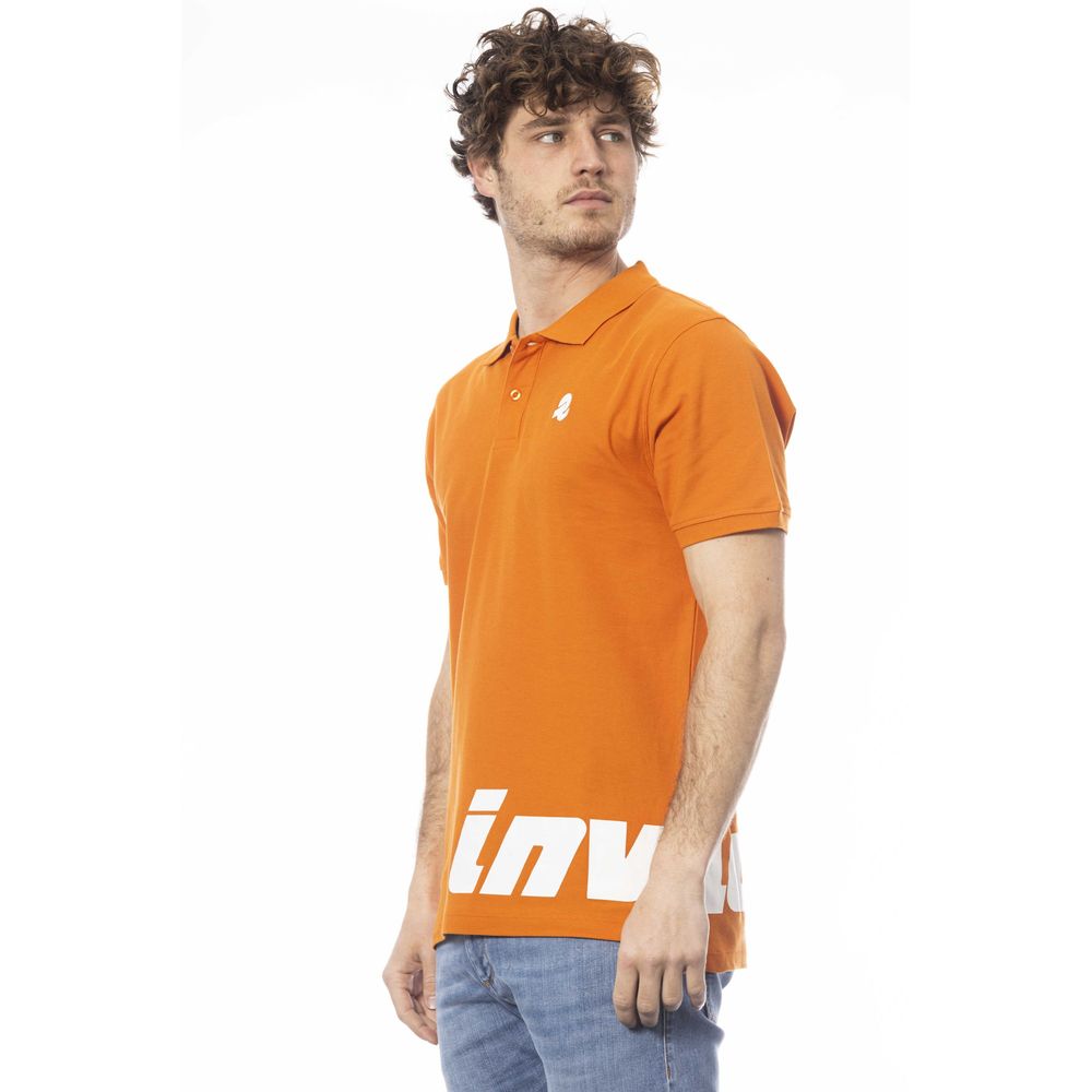 Polo homme en coton orange Invicta
