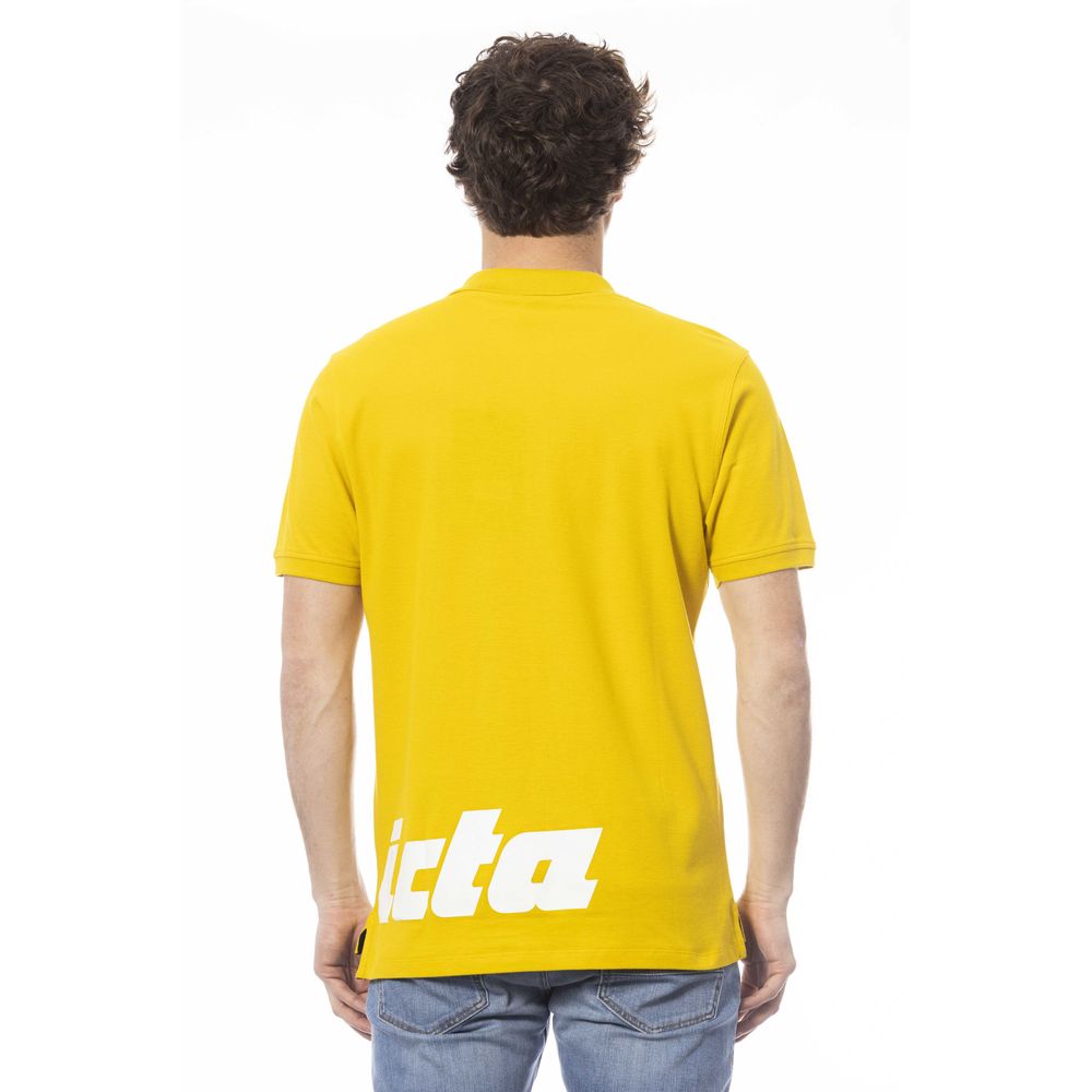 Polo homme en coton jaune Invicta