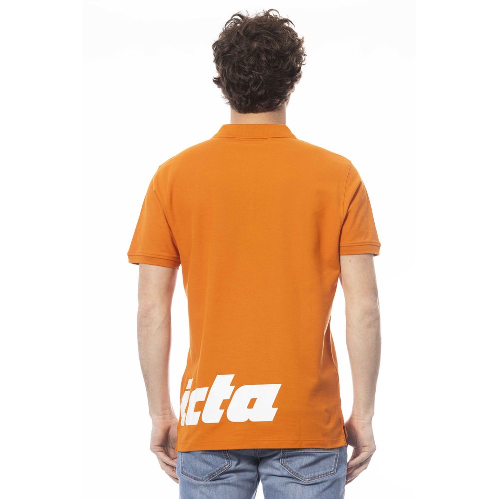 Polo homme en coton orange Invicta
