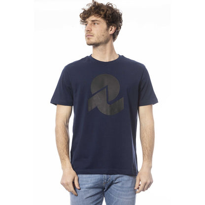 T-shirt homme en coton bleu Invicta