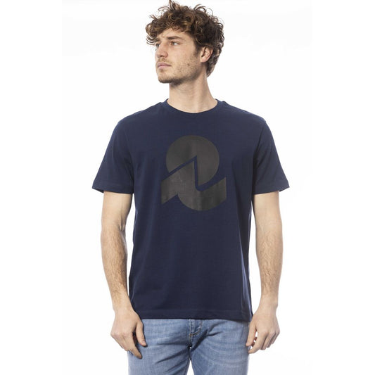 T-shirt homme en coton bleu Invicta