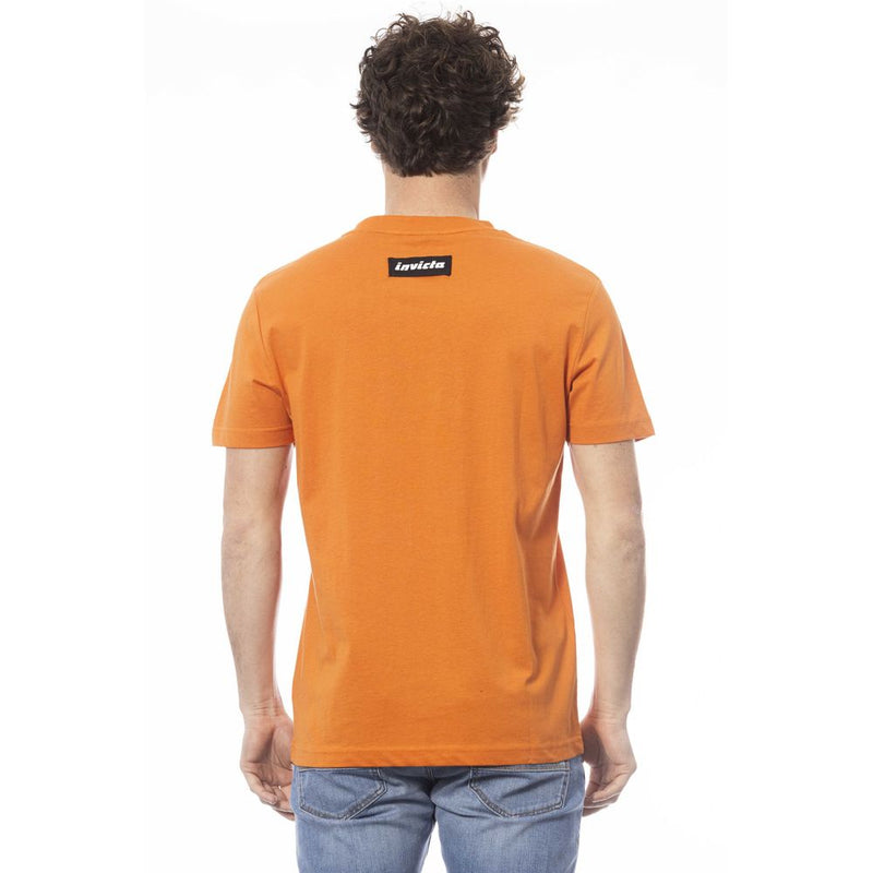 T-shirt homme en coton orange Invicta