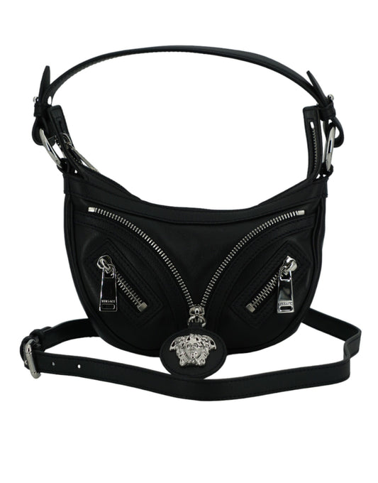 Mini sac à bandoulière Versace noir élégant