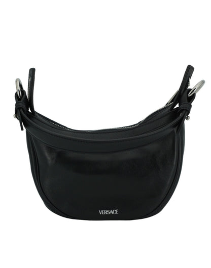 Mini sac à bandoulière Versace noir élégant
