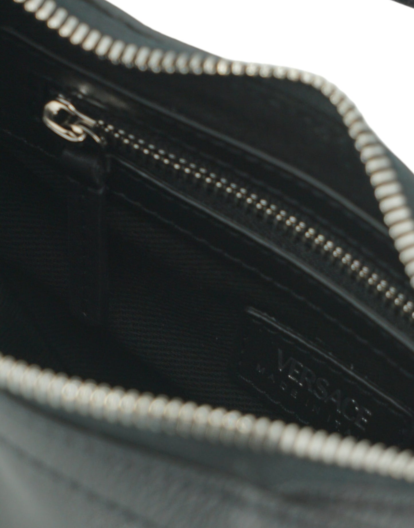 Mini sac à bandoulière Versace noir élégant