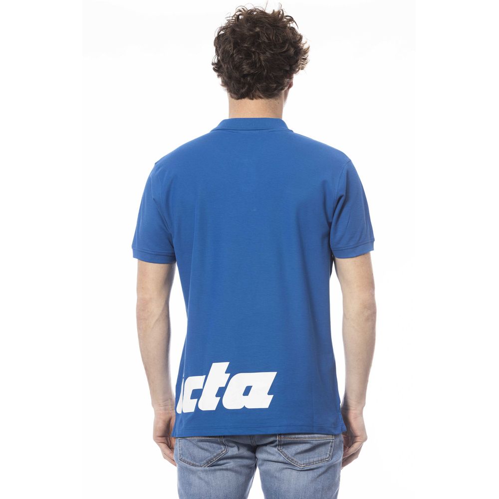 Polo homme en coton bleu Invicta