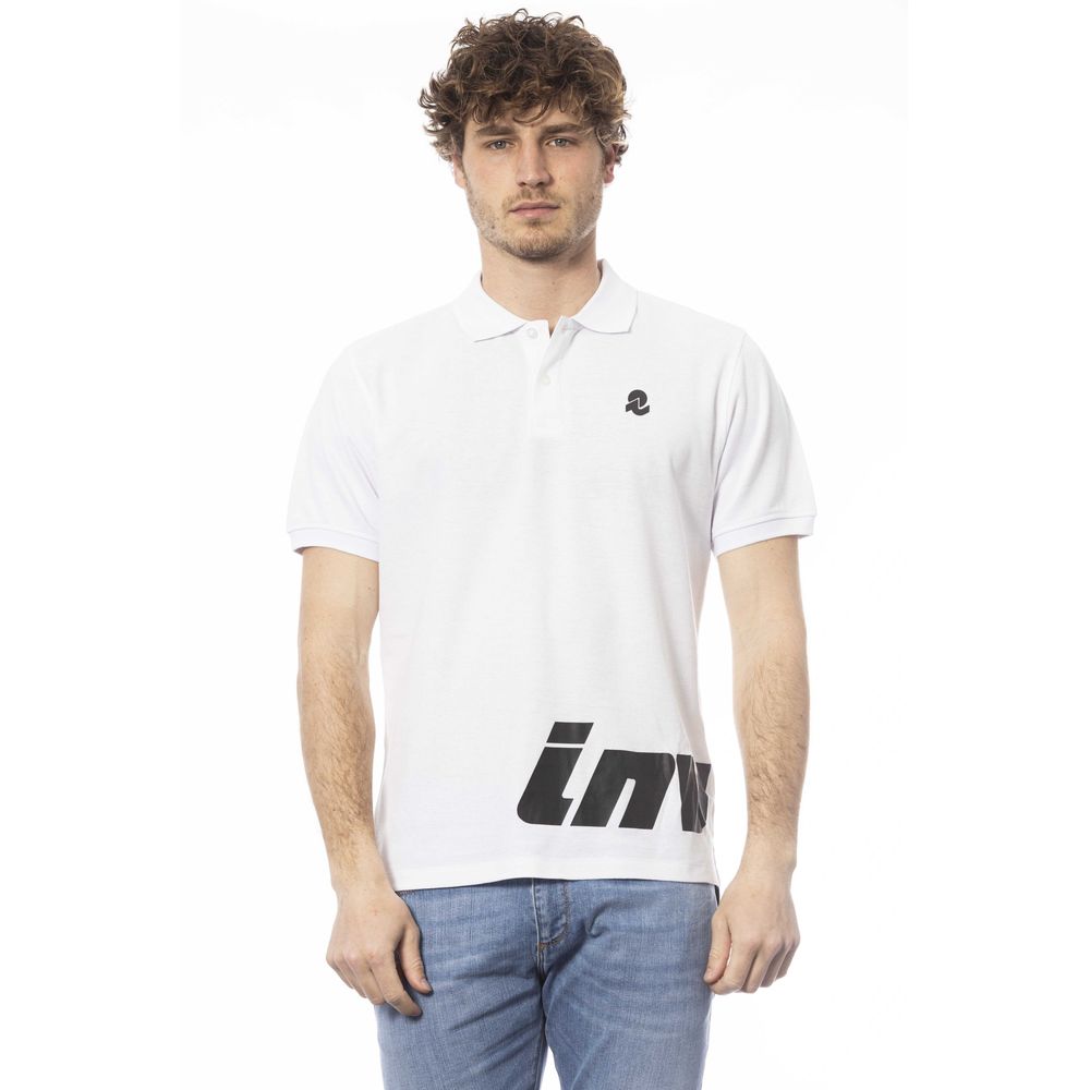 Polo homme en coton blanc Invicta