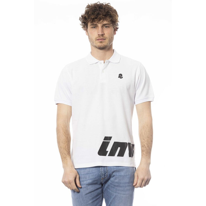 Invicta wit katoenen heren polo shirt