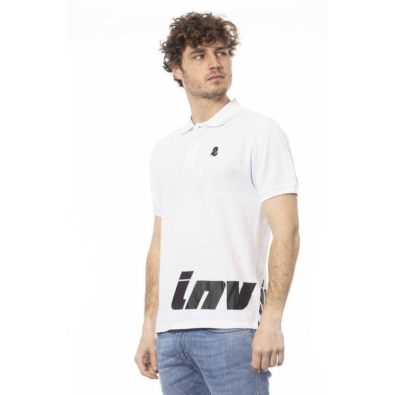 Invicta wit katoenen heren polo shirt