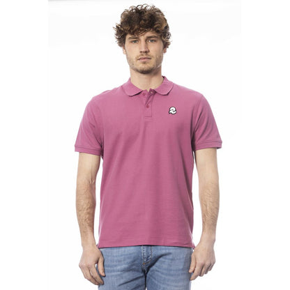 Polo homme en coton violet Invicta