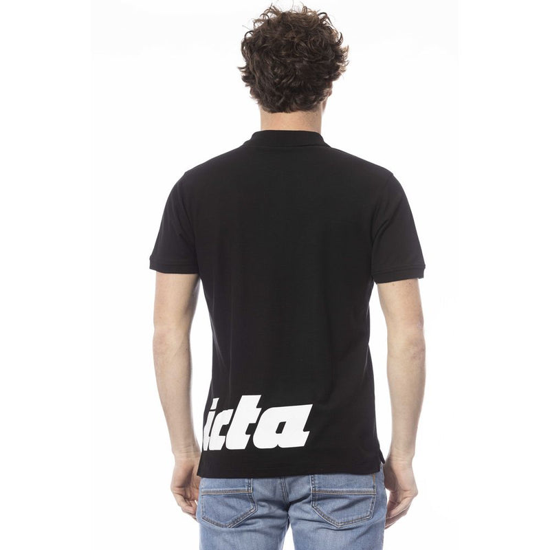 Invicta Zwarte Katoenen Polo Shirt voor Heren