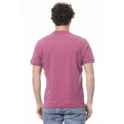 Polo homme en coton violet Invicta