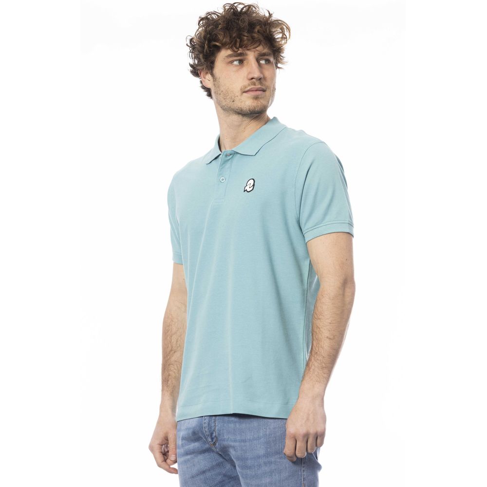 Polo homme en coton bleu clair Invicta