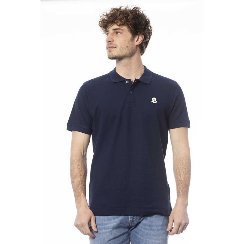Polo homme en coton bleu Invicta