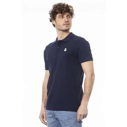 Polo homme en coton bleu Invicta