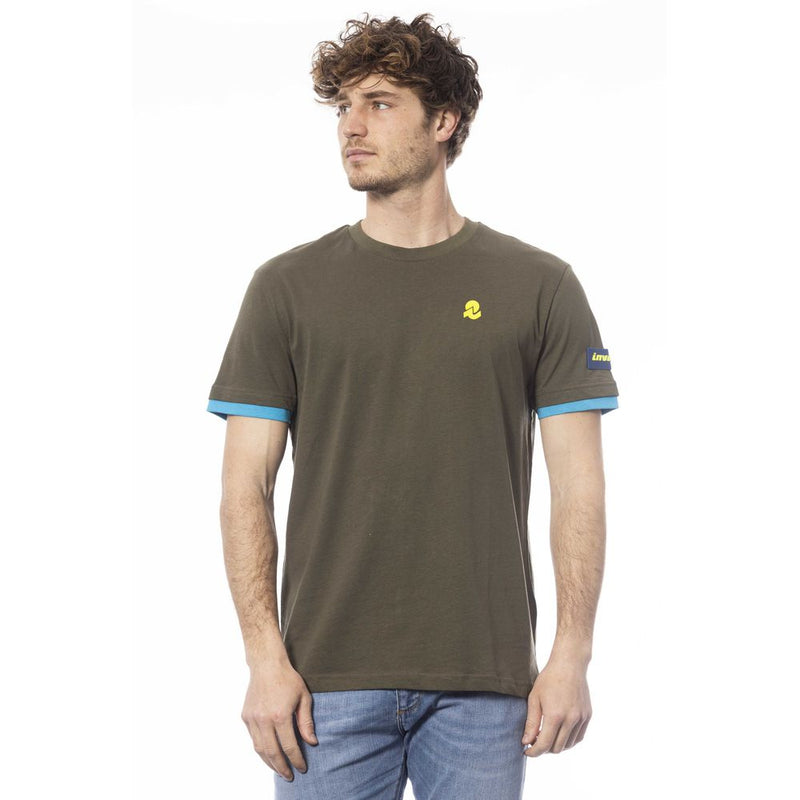Invicta Groen Katoenen Heren T-Shirt