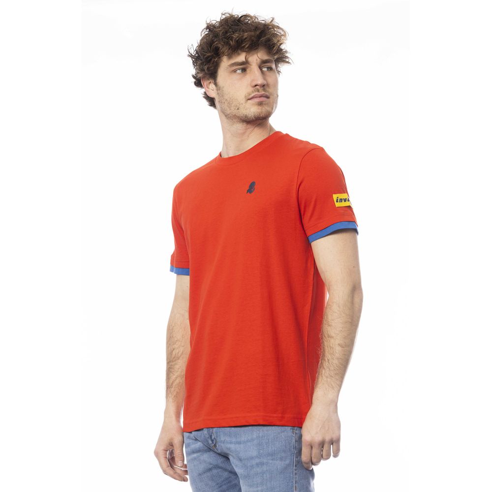 T-shirt homme en coton rouge Invicta