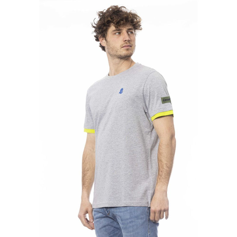 Invicta Grijs Katoenen Heren T-Shirt