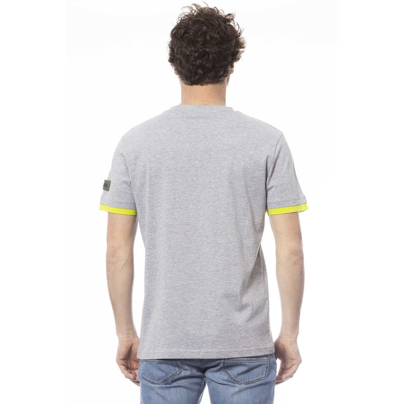 Invicta Grijs Katoenen Heren T-Shirt