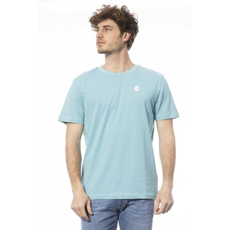 Invicta Lichtblauw Katoenen Heren T-Shirt