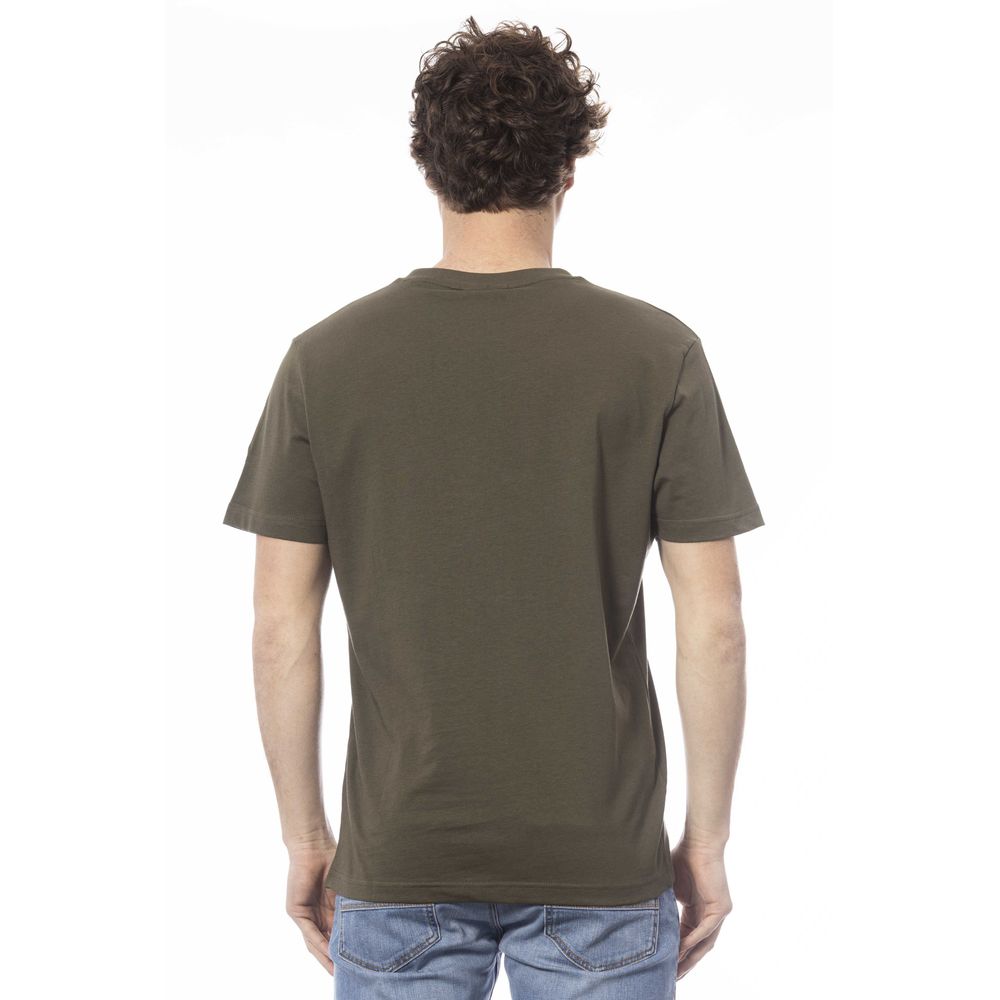 T-shirt homme en coton vert Invicta