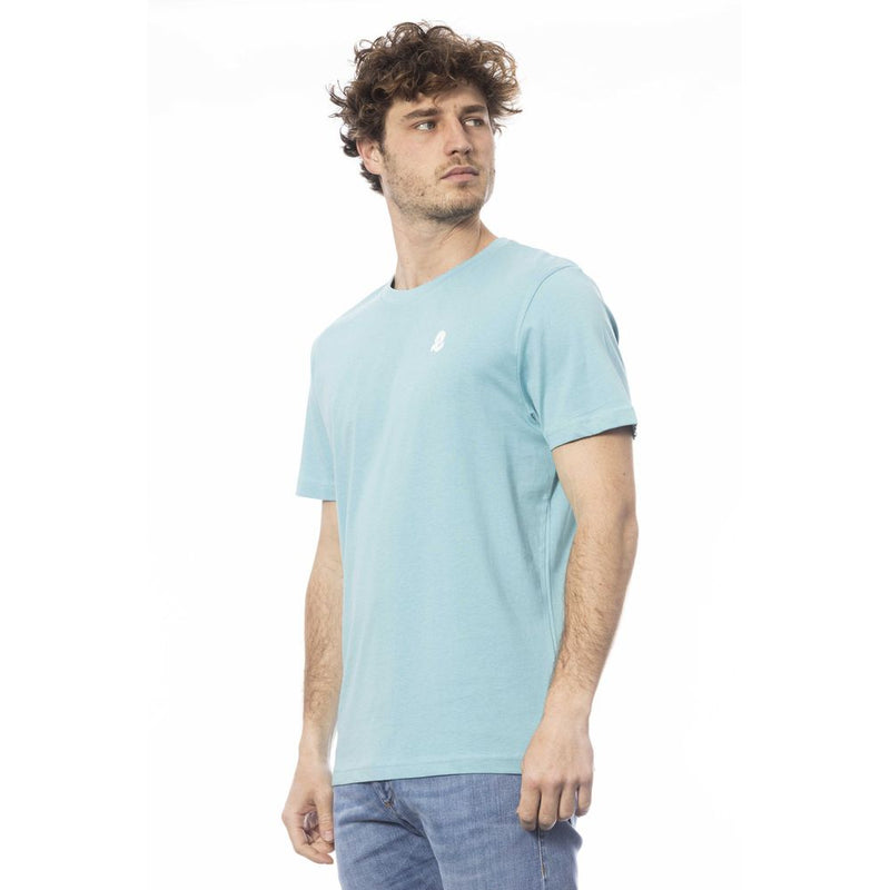 Invicta Lichtblauw Katoenen Heren T-Shirt