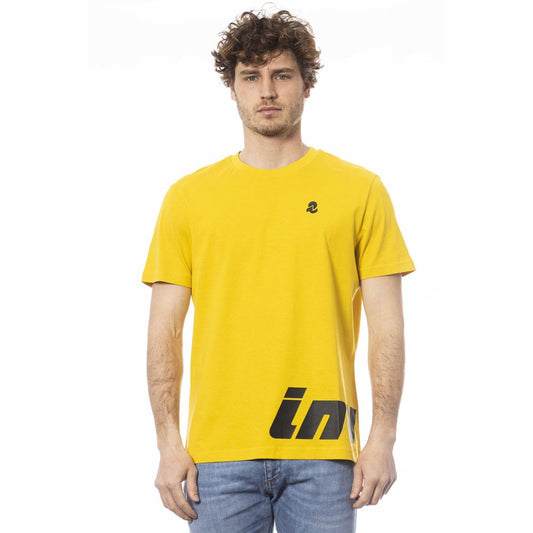 T-shirt homme en coton jaune Invicta