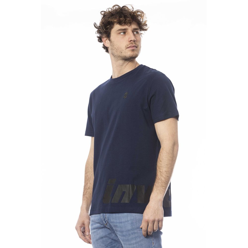 T-shirt homme en coton bleu Invicta