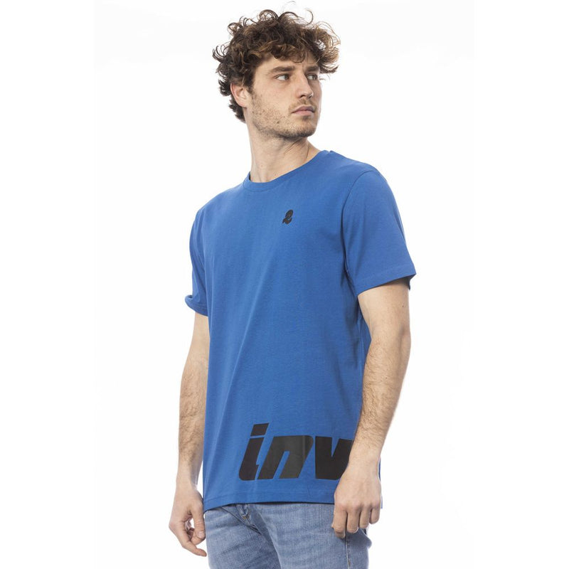 T-shirt homme en coton bleu Invicta