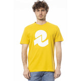 T-shirt homme en coton jaune Invicta