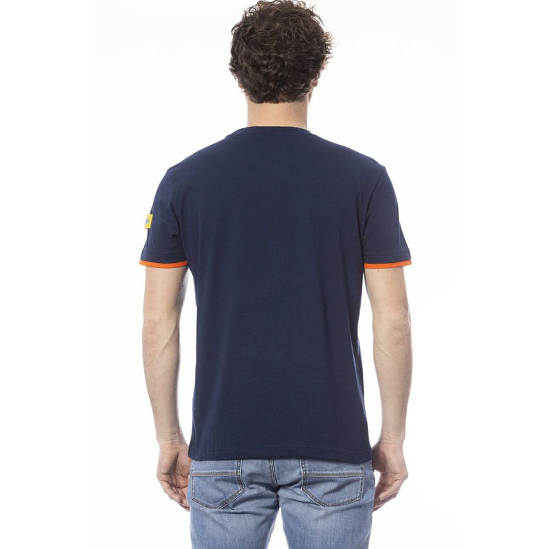T-shirt homme en coton bleu Invicta