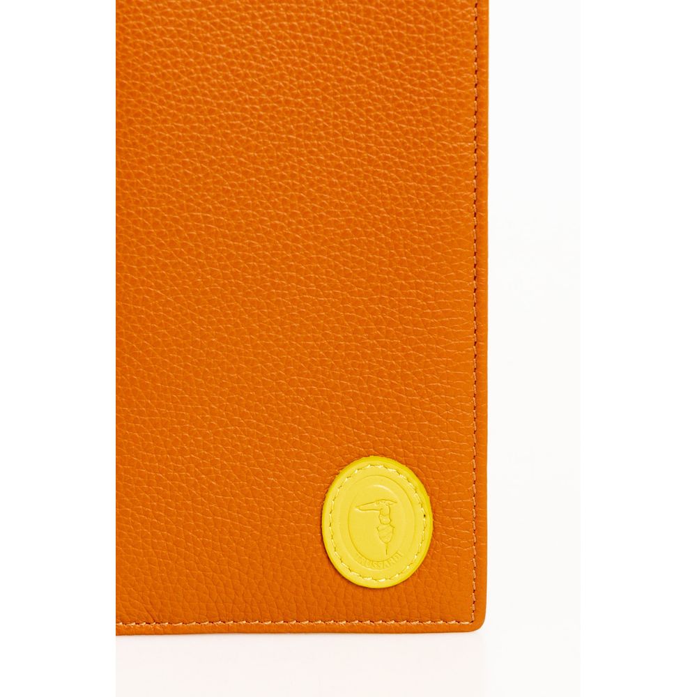 Trussardi Bruine Leren Herenportemonnee