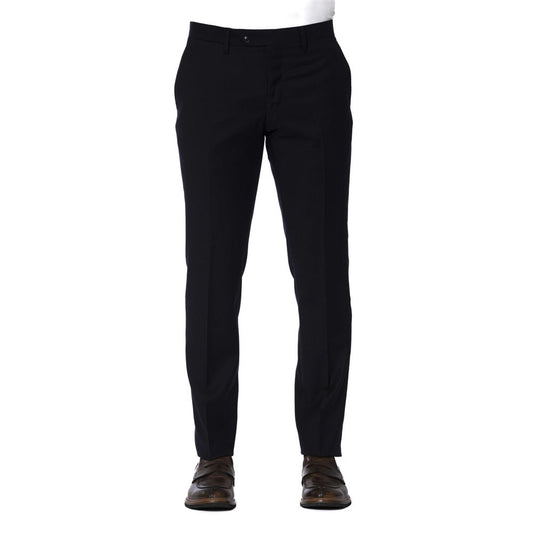 Pantalon homme en laine bleue Trussardi