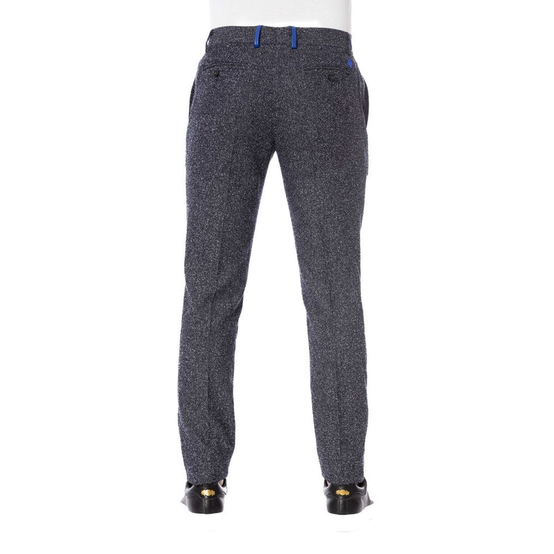 Pantalon homme en coton noir Trussardi