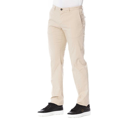 Pantalon homme en coton beige de Trussardi