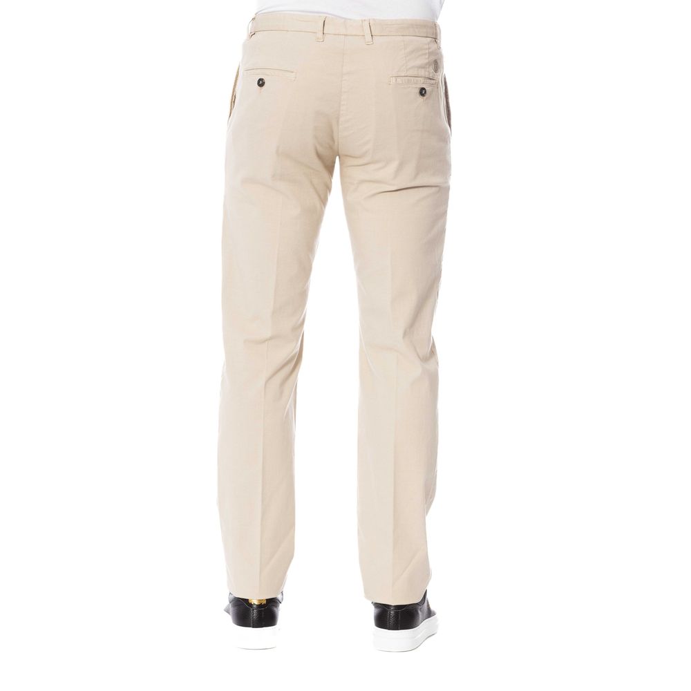 Pantalon homme en coton beige de Trussardi