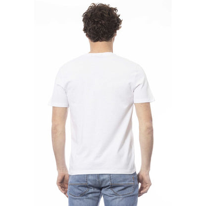 T-shirt homme en coton blanc Ungaro Sport