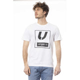 T-shirt homme en coton blanc Ungaro Sport