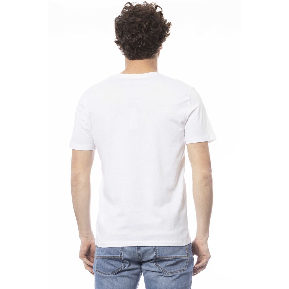 T-shirt homme en coton blanc Ungaro Sport