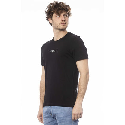 T-shirt homme en coton noir Ungaro Sport