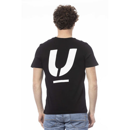 T-shirt homme en coton noir Ungaro Sport