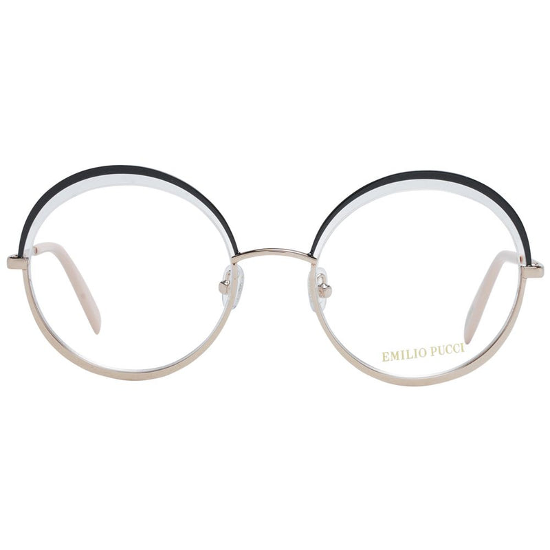 Emilio Pucci Black Women Glasses Frame - Stylish Eyewear