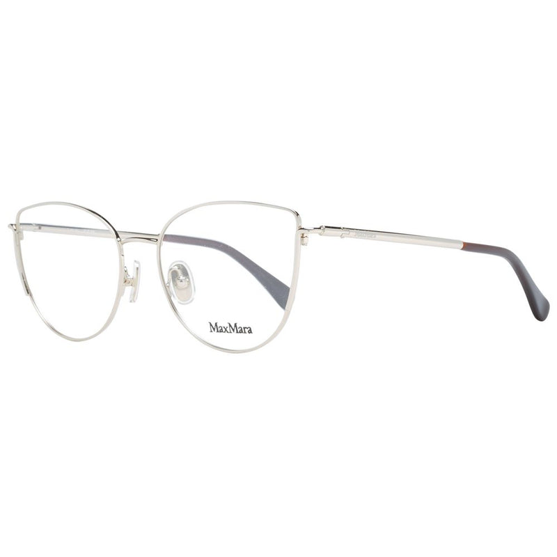 Max Mara Gold Women Glasses Frame - Cat Eye Style